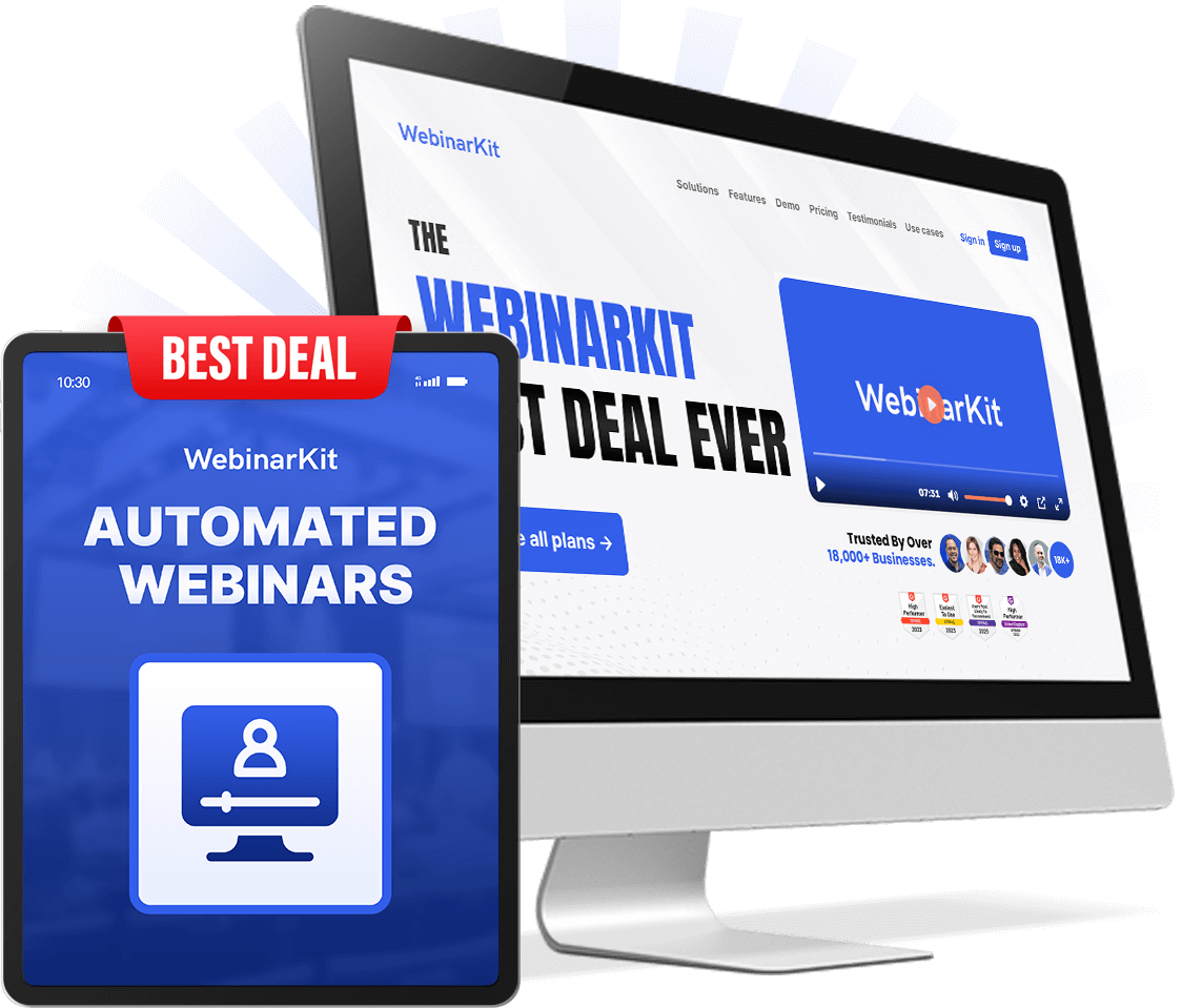 HatMan AI automated webinars product graphic
